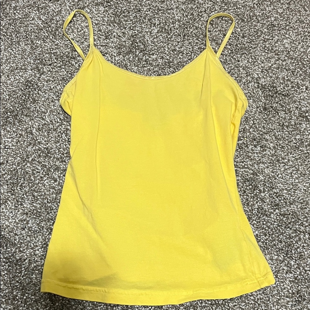 Forever 21 Yellow Tank Top